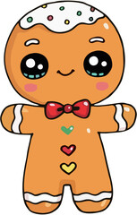 Cutee Gingerbreadd Mann withh...