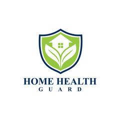 home eco guard logo design vector art