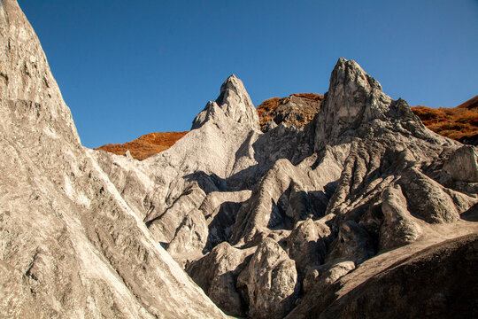 Moshi Park, Bamei Stone Forest, a cluster of karst landforms and a tourist park, Zhonggu Village, Kama Village, Bamei Town, Daofu County, Garze Tibetan Autonomous Prefecture, Sichuan Province, China