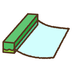 手書き風の単品アイコンイラスト　ラップ