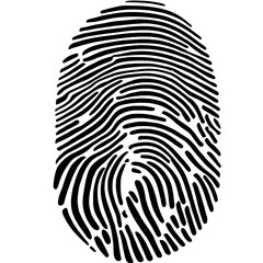 fingerprint vector icon
