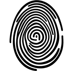 fingerprint vector icon