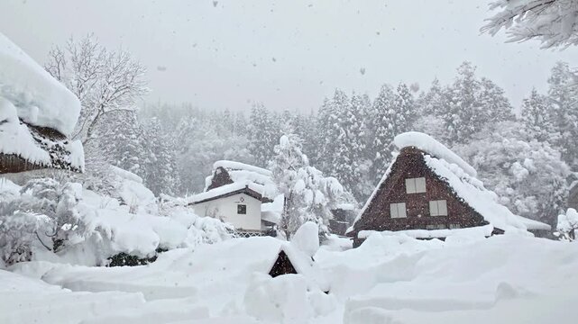 雪の降る世界遺産・岐阜県の白川郷【岐阜県】