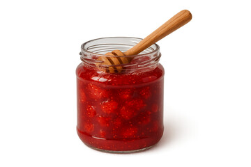 jam in a glass jar