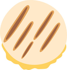 Venezuelan Arepa, Arepa Food Illustration, Venezuelan Reina Pepiada &ndash; Authentic street food