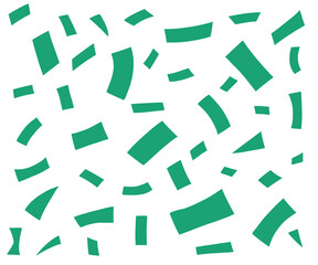 Green confetti celebration, for birthdays, invitation cards, graduations, parties, holidays etc.