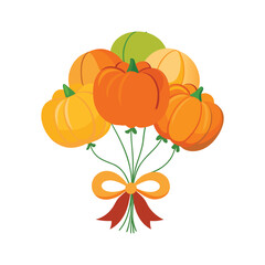 Vector illustration of a pumpkin
