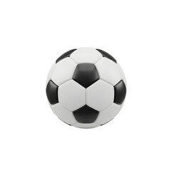 Fototapeta premium A simple and clean shot of a soccer ball. 