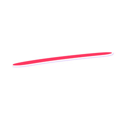 Simple Pink Line on Black Background