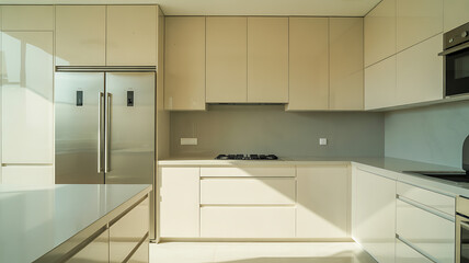 modern kitchen in modern house