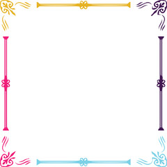 Beautiful colorful flower art and mandala vector design