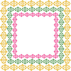 Beautiful colorful flower art and mandala vector design