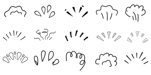 Manga Expression Vector Set ? Emotion, Motion, and Comic Elements..eps