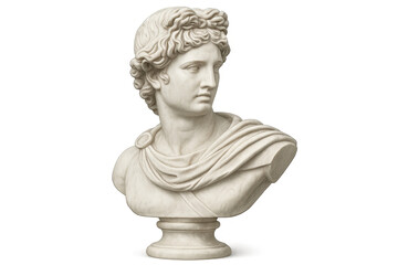 Obraz premium Apollo bust sculpture representing ancient greek mythology and art