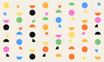 Abstract scatter geometric pattern vector design background