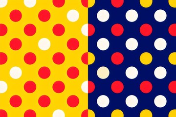 Pop Art Primary Color Dot Background