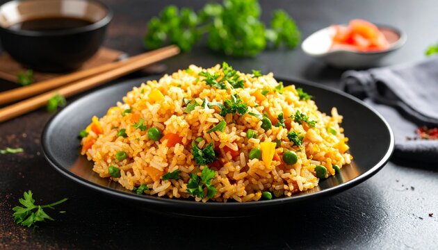 Chahan Or Yakimeshi, Japanese Dish Fried Rice.