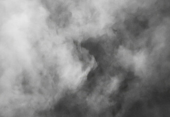 Abstract Gray Cloud Smoke Pattern