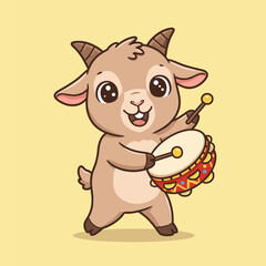 Fototapeta premium A cute pink baby piglet vector cartoon illustration of a happy farm animal character with a big smile