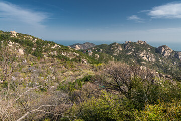Laoshan district to laoshan and naming, within the territory of the mountains and peaks rise steeply