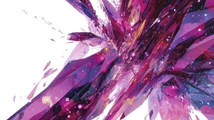 Abstract Geometric Explosion Design