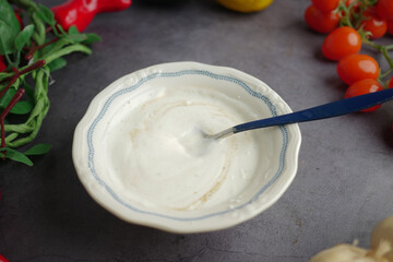 Creamy dip ready for a fresh vegetable platter
