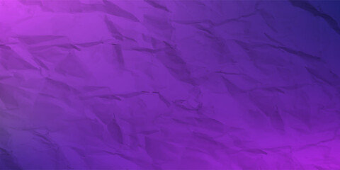 Purple Crumpled Paper Background With Abstract Texture and Vibrant Gradient for Design