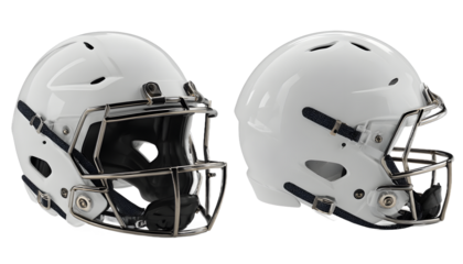Get Ready for Game Day with a Stunning White Football Helmet, Perfect for Team Spirit and Victory on the Field Featuring Modern Design