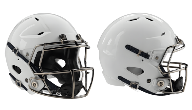 Get Ready for Game Day with a Stunning White Football Helmet, Perfect for Team Spirit and Victory on the Field Featuring Modern Design