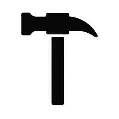 Hammer Tool Icon Vector Illustration