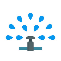 water sprinkler icon vector illustration