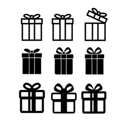 gift boxes vector illustration