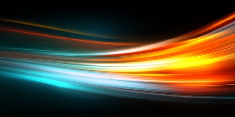 Swirling streaks of bright light create a vibrant abstract pattern.