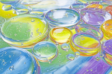 カラフルなオイルのイメージ