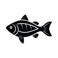 Deep Sea Fish Icon Vector Illustration