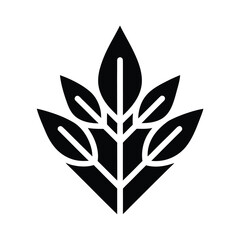 Arrowhead Plant Icon Vector Illustration