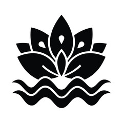 Water Violet Icon Vector Illustration