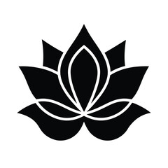 Water Poppy Flower Icon Vector Illustration