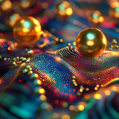 Gold Nanoparticles Visualization, "Gold Nanoparticles Visualization", "Nanoparticles in Action", "Gold Nano Tech", "Gold Particle Display", "Nano Particle Science", "Gold Nano World", "Nanotech Gold P