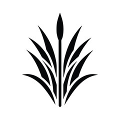 Reed Root Icon Vector Illustration