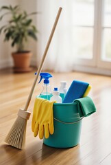 cleaning essentials for a sparkling and hygienic domestic environment | cleaning, housework, domestic, hygiene, spring cleaning theme