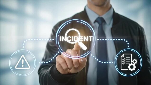 INCIDENT. Incident Management and Report Business Concept. Incident Response Plan new