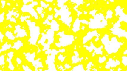 Yellow and white abstract pattern organic shapes