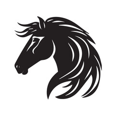 Graceful Horse Logo Vector Style