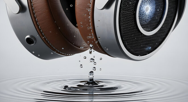 Crystal-clear sound drops – waterproof audio innovation