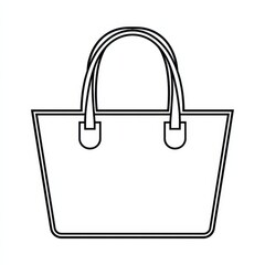 Modern Tote Bag Template for Visual Projects