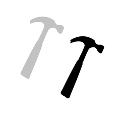 Hammer Icon Set – Construction & DIY Tool Vector