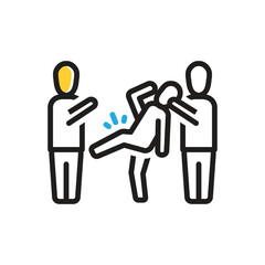 Multi color icon for dramatic