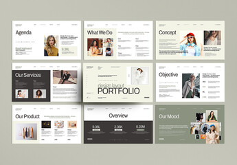 Design Layout Portfolio Presentation Template