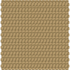 Abstract woven texture pattern of interlocking beige rhombuses creating a repeating geometric background with a tactile burlap appearance and a clean transparent backdrop